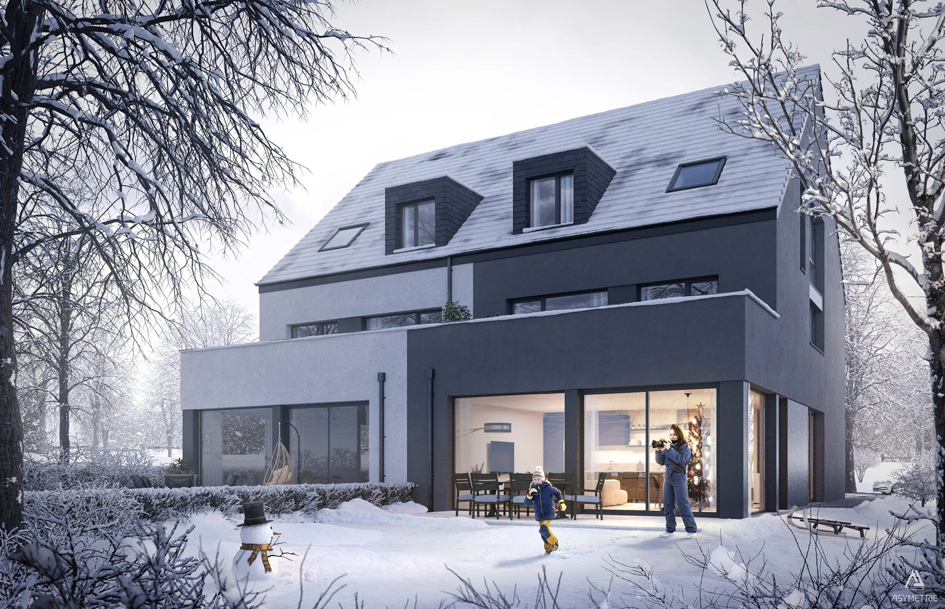Ambiance hivernale – Beckerich (LU)