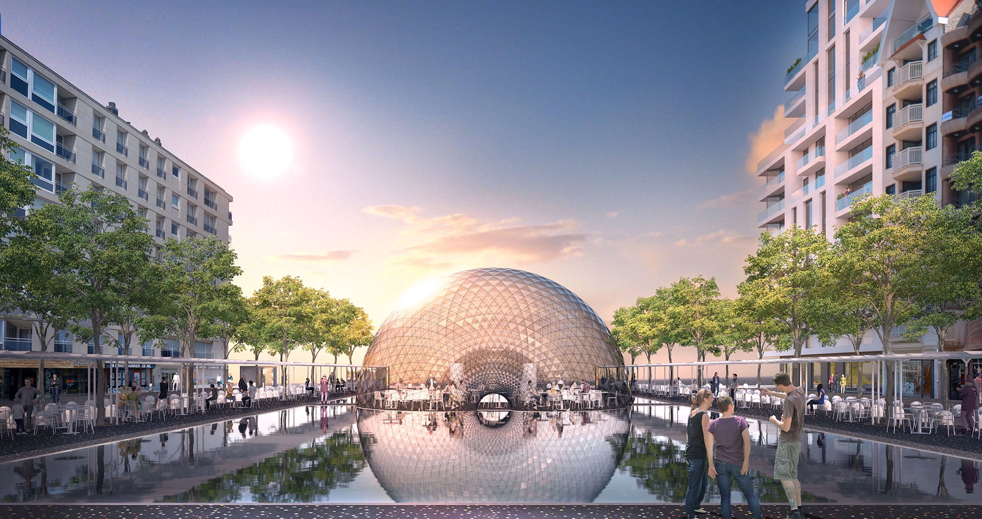 Samyn & Partners – Le Zoute Albertplein (BE)