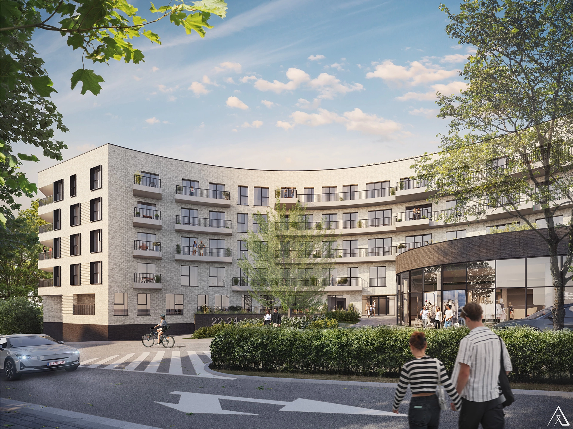 ART BE Auderghem projet Croissant avenue de Beaulieu - Immobilier residentiel 2026